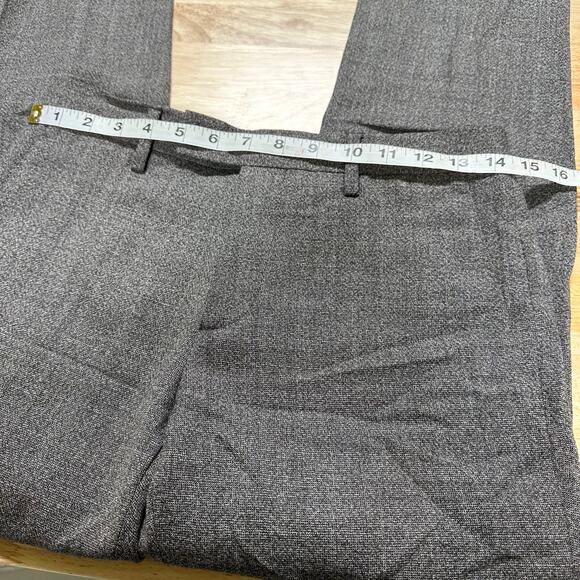 John Varvatos NWT 100% Virgin Wool Gray Trousers Size 44R US 28/29 Non Tailored - Picture 7 of 9